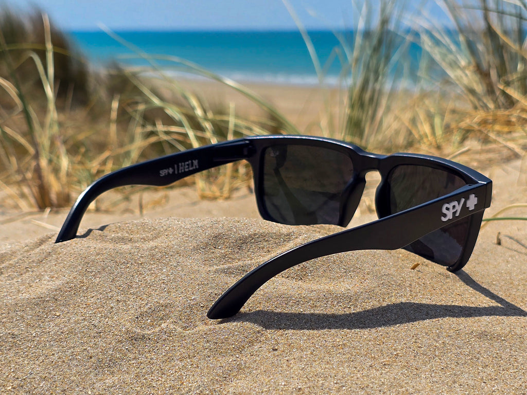 Lunettes de Soleil Homme/Femme  - Monture Carrée Noir Blanc & Verres Miroir Orange - Protection UV
