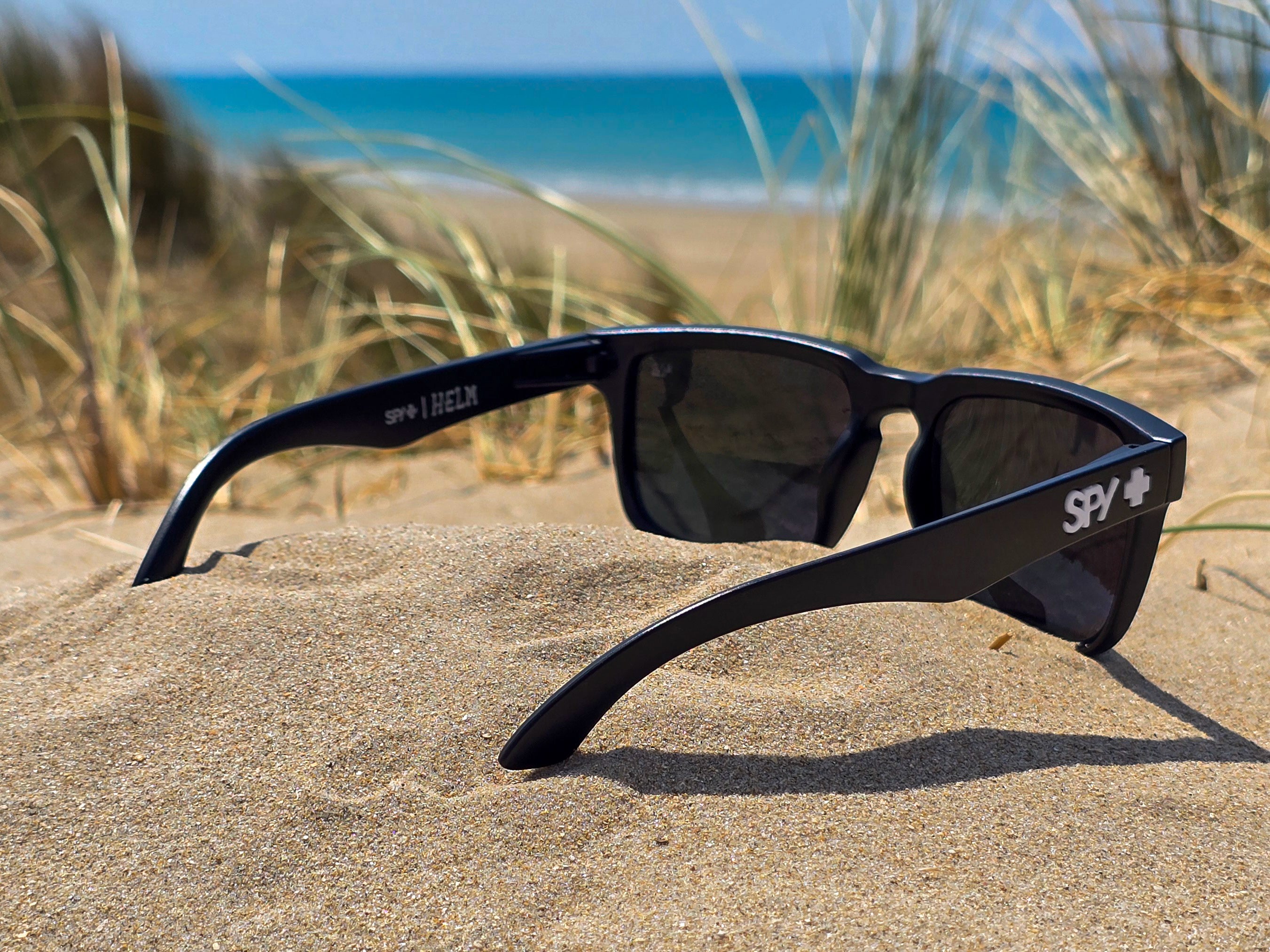 Lunettes de Soleil Homme/Femme  - Monture Carrée Noir Blanc & Verres Miroir Orange - Protection UV