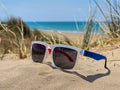 Lunettes de Soleil Homme/Femme  - Monture Multicolore & Noire - Protection UV